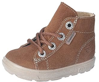 RICOSTA Baby Jungen Winterstiefel ZAINI,Kinder Lauflernschuhe,WMS:Mittel,lose Einlage,Sympatex,wasserdicht,Winterboots,Stiefel,Kastanie (260),24 EU