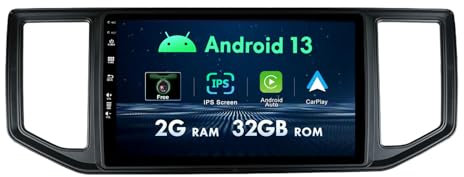 [2G+32G] Android 14 Car Stereo Radio 2 Din For VW Amarok Crafter Van Man 2017-2021 Head Unit with Carplay+GPS 10 IPS Support SWC 4G WiFi AUX DAB BT FM