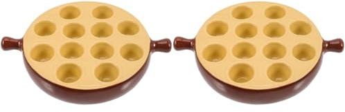 BESTonZON 2 Pièces Plat À Escargots Plat De Cuisson En Céramique Rôtissoires Pour Fours Plaques De Cuisson Pour Four Poêle À Griller Pour Four Assiette À Escargots De Fruits De Mer Plateau