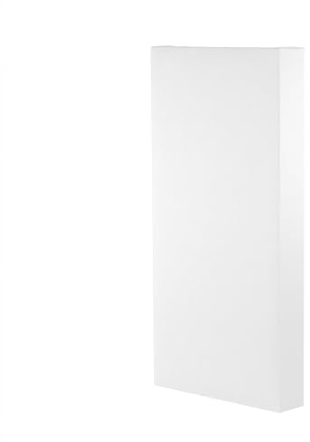 IG Acoustics AcousticBalance 211 Breitbandabsorber, (100x50x11 cm) Akustik Absorber/Schallabsorber/Akustikpaneel/Deckensegel/Deckenabsorber (Weiss)