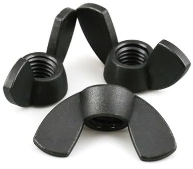 LOEASE Flügelmuttern 20/50 Stück Nylonmutter Flügelmutter Flügelmutter Barren Kunststoff Flügelmutter M3 M4 M5 M6 M8 M10 M12 (Color : 20pcs, Size : M5)