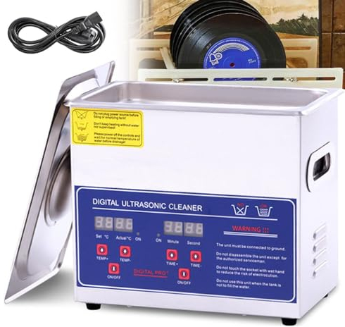 Cashwise Cleaner ad ultrasuoni con Timer Digitale e riscaldatore, detergente per Gioielli Ultra Sonic Portatile Professionale, Pulizia di Pulizia riscaldata in Acciaio Inossidabile per Anelli,10L