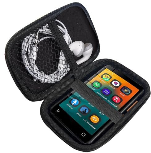 Compatible with innioasis G1 Case, Blueshaweu Hard Shell Travel and Storage Case Carrying Case Compatible with innioasis G1 / G3 4 Full Touch Screen MP4 MP3 Player (Black)