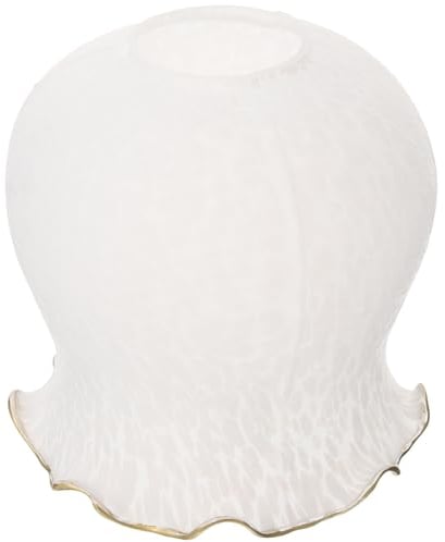 MAGICLULU Ersatz-Nachttischlampenschirm Lampenschirm Aus Glas Lilienblumen-Lampenschirm Vintage-Lampenschirm Kleine Glühbirnenabdeckung Pendelleuchtenschirm Für Nachttisch-Stehlampe