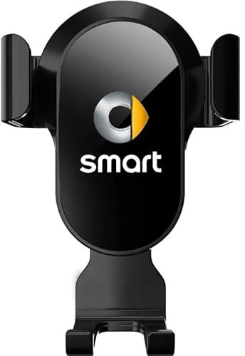 Porta Cellulare Auto per Smart Eq Fortwo Forfour 453 451 452 450 454 Roadster, 360°di Rotazione Supporto Telefono Auto Funzionamento con una mano Supporto Cellulare Bocchette D'aria Dell'Auto