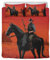 STARSAY Red Dead Redemption Kinder Bettwäsche-Sets Mit Reißverschluss Bettbezüge + 2 Kissenbezug 3D Drucken Mikrofaser Bettwäsche Schlafzimmer dekorative (Pferd)
