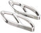 DKPMWD Auspuffblenden Schwarzer Splitter-Auspuffrohr-Abdeckung Für A-Klasse W176 B-Klasse W246 Für Mercedes Für Benz W212 W213 W205 X253 C180 C200 Endrohre(Sliver)