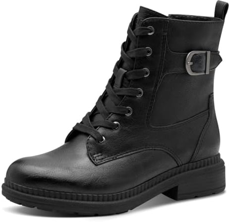 Jana Damen Stiefeletten mit Schnalle Vegan