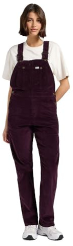 Lee - Hose Damen - Regular Straight Fit - Straight Bib - Tiefweinrot