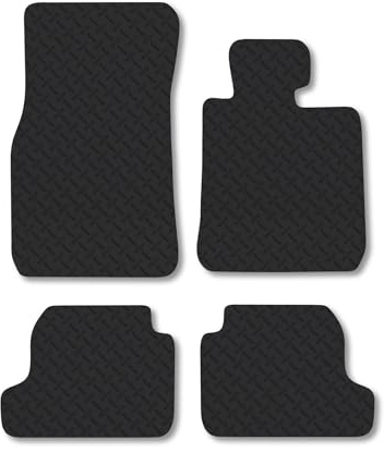 BMW 2 Series (2014+) F22 Heavy Duty Thick Rubber Car Mats Accessories Tailored Fit Front Rear Set Compatible Accessory Waterproof Durable Non-Slip 5mm Full Coverage Protection