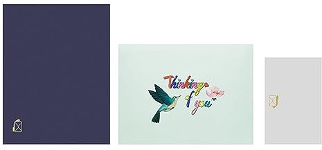 Grußkarte mit Umschlag, Aufschrift Thinking of You (in englischer Sprache)