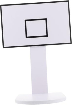 Zerodeko Mülleimer-basketballständer Heimdekoration Basketballkorb Basketball Basketballkorb Dekoration Basis Für Basketballkorb Wohnkultur Basketball-basketball Heimbasketball Pvc Weiß