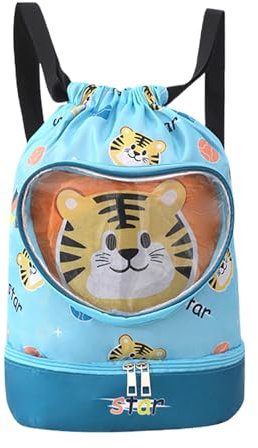 Schnelltrockner Kinderbag - Faltbare Sportpack, farbenfrohe Kordeltrackpack | Ideales Strandpool-Totent. Sport Camping Fitnessstudio Hauptspeicherbereich anbieten, um alle Gegenstände leicht zugängli