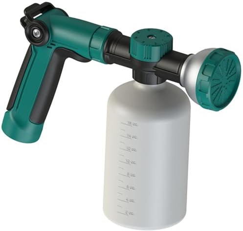 Nyutcwe Hose End Sprayer for Liquid Fertilizer/Soap, 500ml Fertilizer Sprayer with Clear Scale, Detachable Car Wash Hose Attachment for Watering Plants, Car Washing