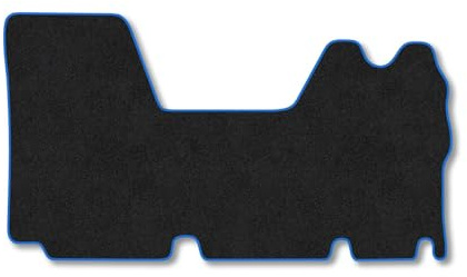 Vauxhall Movano (2003-2010) Van Mats Accessories Tailored Fit Carpet Car Floor Mats Non Slip Black Trim Compatible Accessory Anti Slip Full Coverage Durable Granulated Backing Hand-Finished Clips