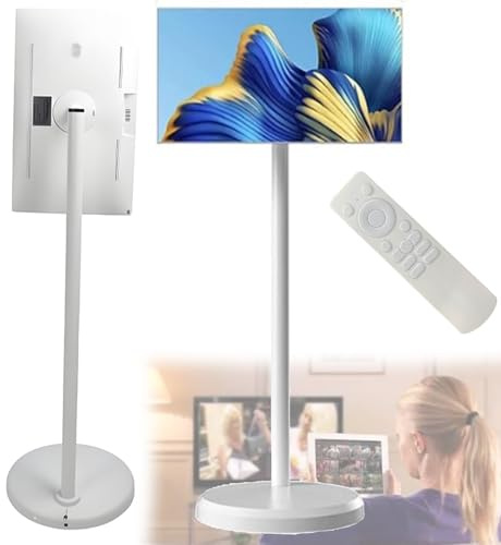 Quixnova Televisor FHD de 21,5 con Pantalla táctil giratoria, sist-ema operativo Android, rotación Completa, batería integrada de 6000 mAh 6GB+128GB