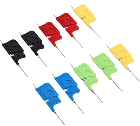 VBESTLIFE 10PCS Universal Micro IC Clamp, Einschließlich SOIC, TSSOP, TSOP, SSOP, MSOP, PLCC, QFP, TQFP, LQFP, SMD IC Chip Pin Clip DIP Logic Analyzer