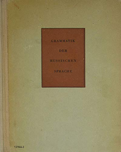 Grammatik der russischen Sprache
