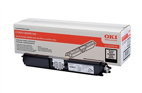 OKI 44250724 C110 Toner, ISO / IEC 19752, 2500 Seiten, schwarz