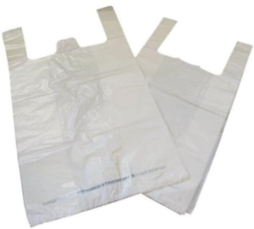 KENDON CARRIER BAG BIODGRDBLE WHT PK1000