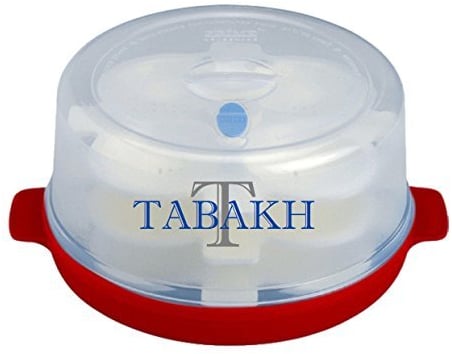 Tabakh Prime 3-Rack Microwave Idly Maker, Makes 12 Idlis