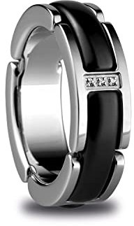 BERING Damen-Ringe Edelstahl mit '- Ringgröße 52 502-16-65