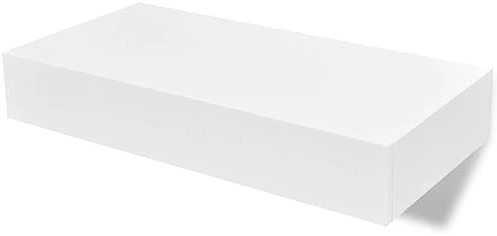 vidaXL Wandregal Schublade Wandboard Bücher Wandschrank DVD CD Hängeregal MDF