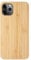 iATO iPhone 12 Pro Max Wood Case. Unique & Classy Minimalistic Cover. Real Wooden Overlay on Black PC - Light Bamboo