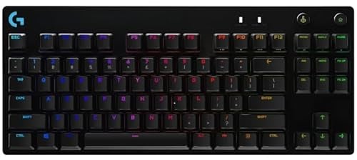 Logitech G Pro X Mechanische Gaming-Tastatur, Linear Switch, QWERTZ-Layout