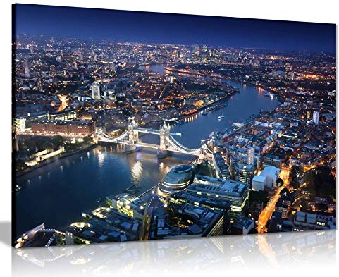 London Skyline Canvas Wall Art Picture Print Home Decor (36x24)