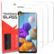 QUITECO Panzer Schutz Glas für Samsung Galaxy A21S [3 Stück] Schutzfolie Glas Display Panzerfolie Schutzglas