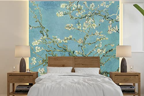 Selbstklebend Tapete Wandpapier Wandaufkleber Fototapete Tapeten Wanddeko 350x350 cm Van Gogh - Blüte - Alte Meister - Vincent van Gogh