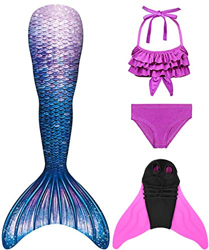 shepretty Fisch Tail Mädchen Fisch zum Monoflosse mit Bikini Sommer Cosplay New,jcka24-140