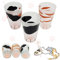 Cat Paw Glass Cup 3 Stück,Katze Pfoten Mattiert Glas Tasse,kreative Katzenklaue,Cat Paw Milk Mug, Milchglas-Tasse,Milch Katze Tassen,Büro, Frühstück Kaffee Becher 300ml (A+B+C)