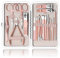 Sadodo Professional 18PCS Pedicure Manicure Set,Portable with Leather Travel Case,Nail Clippers, Grooming Kit Cuticle Remover,Women Manicure Pedicure Tools,Rose Gold