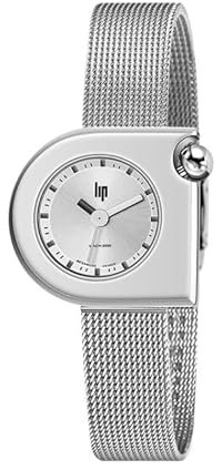 Lip Montre Mach 2000 - Mini Moon - Maille Milanaise Argentée