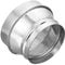 PATIKIL Ducting Reducer 180mm to 150mm, 7 to 6 Inch Metal Air Ducting Connect Round Duct Pipe or Extractor Fans Reducer HVAC Dryer Vent Chimney