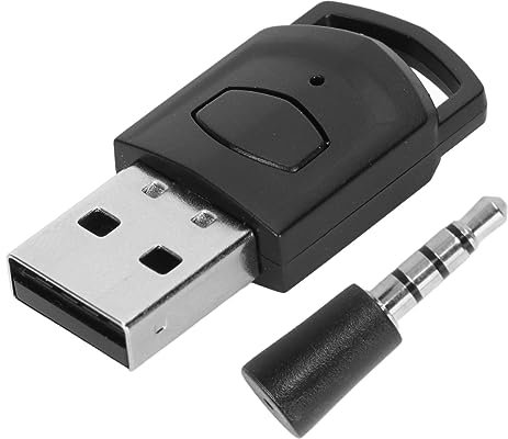 Transmisor de Audio Bluetooth para PS5, Adaptador Bluetooth Mini Dongle Receptor y Transmisores Kit Plug and Play para PC para para Switch