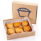 6 D-Shaped Corned Beef and Onion Pasties - Golden Pastry Shell Filled with Juicy Corned Beef and Onions - Flavourful Pasty Snack Delivered to Your Door