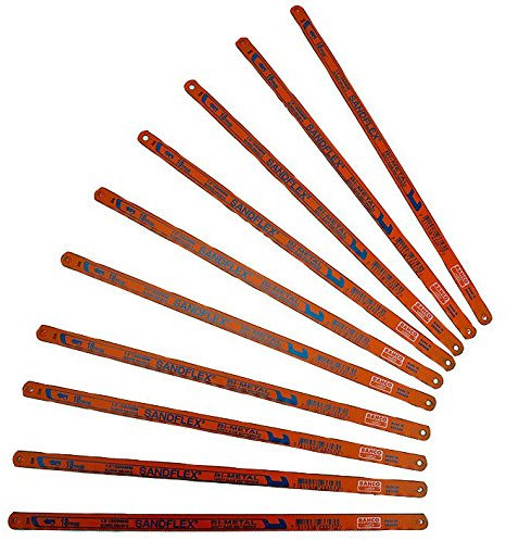 HACKSAW BLADES, BI-METAL, 18TPI, (PK10), Replacement Blades Hand Saws (3906-300-18-10P) Pack of 10
