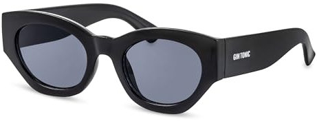 Gin Tonic Damen Sonnenbrille/Retro Sonnenbrille mit etxtra breiten Bügeln/100% UV-Schutz F2512824