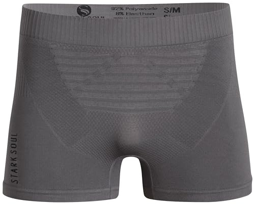 STARK SOUL Sport Boxershorts Herren Seamless Sportunterwäsche -Performance- Boxer Männer, leicht und Atmungsaktiv
