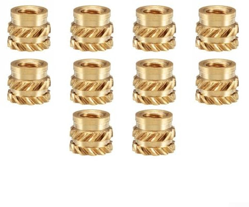 Lot de 10 inserts à vis en métal pour impression 3D (M2 x 3 x 3,5 cm (intérieur x longueur x od))