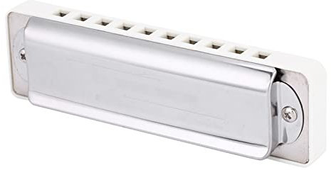 20-Ton-Mundharmonika aus Phosphorbronzelegierung mit Starker Verstärkung und Stabiler Struktur, Ideal für Anfänger (BLACK)