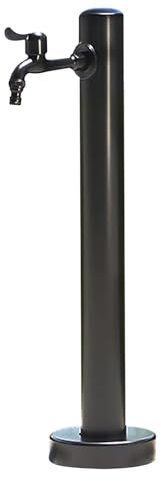 Fontana da Giardino Esterno, Rubinetto Esteso Indipendente, Semplice Colonna d'acqua per Giardino Verticale, Colonna d'acqua Rotonda in Acciaio Inossidabile(95 * 6cm/37 * 2in)