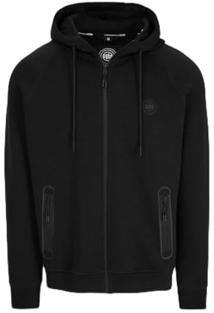 PITBULL - Sweatshirt Herren mit Kapuze und Reißverschluss Dogwood, Hoodie mit Zip Kontrastierende Verarbeitung, Zipper Jacke, Herren Kapuzenpullover, Kapuzenjacke, Sweatjacke