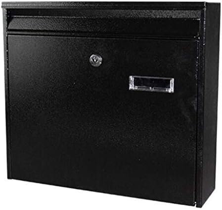 JvFbjLF An der Wand montierter Briefkasten mit Schloss, Vorschlagskasten, Aktentasche for den Außenbereich, Aufbewahrungsbox, Briefkasten