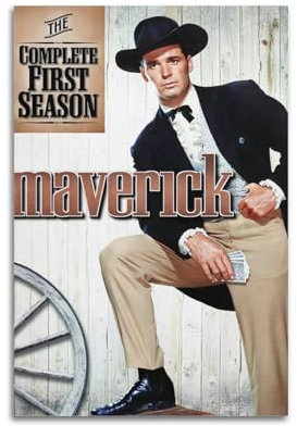 IRUWQUP Maverick2 Poster, Wandkunst, Leinwand, ästhetische Musik und Filme, dekoratives Gemälde für Wohnzimmer, Schlafzimmer, 50 x 75 cm, ungerahmt