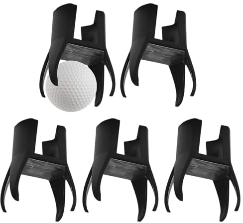 UEKPDM 5 Pcs Golf Ball Retriever,4-Claw Golf Ball Retriever for Putter,Golf Ball Picker Upper,Golf Ball Grabber Claw Sucker Golf Ball Pick Up Tool for Putter Grip