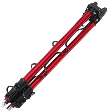 Abaodam Teleskopischer Robuster Metall Fishing Tripod Ständer mit Rutschfestem Erdspieß für Boot Kayak rutenhalter Leicht Tragbar und Kratzfest für Brandungs Meeresangeln